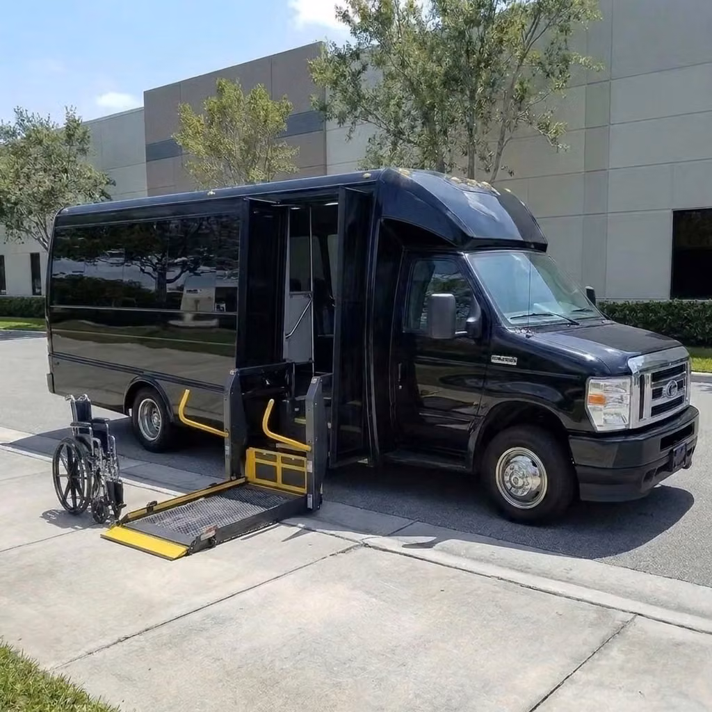 jefferson city 18 passenger minibus wheelchair lift