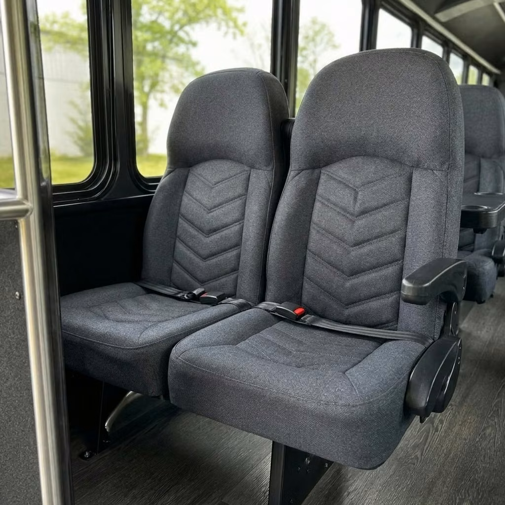 jefferson city 25 passenger minibus high back seats