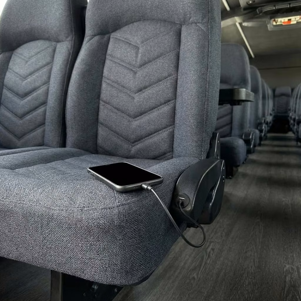 jefferson city 25 passenger minibus usb charging