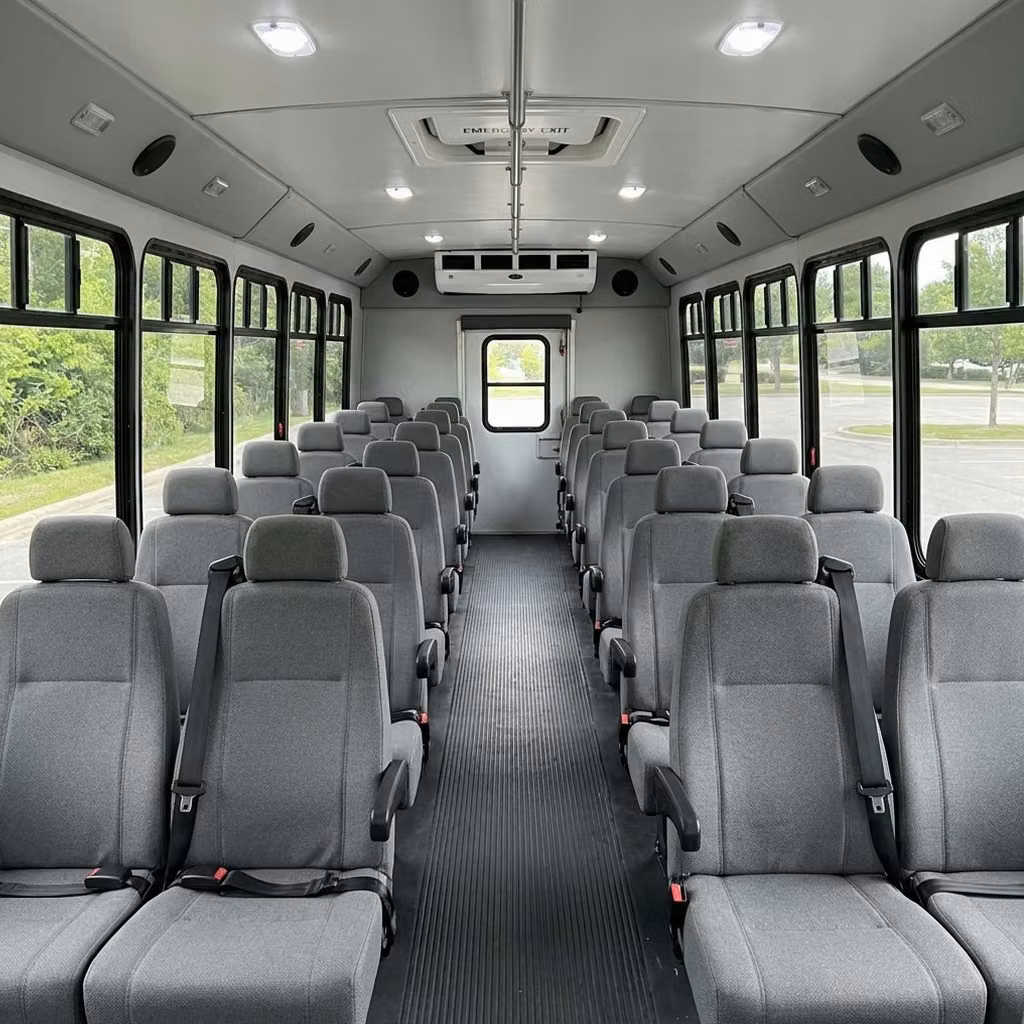 jefferson city 30 passenger minibus seating