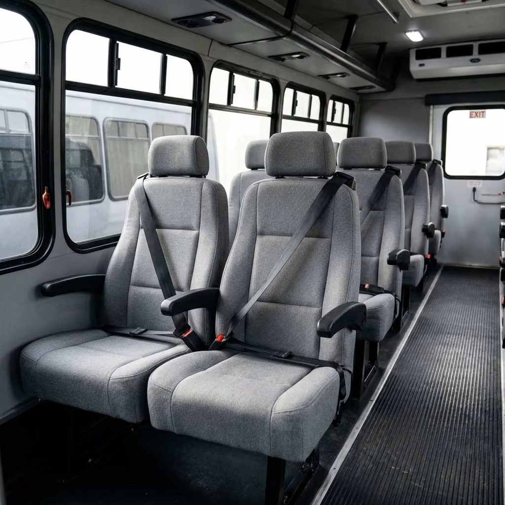 jefferson city 35 passenger minibus reclining seats