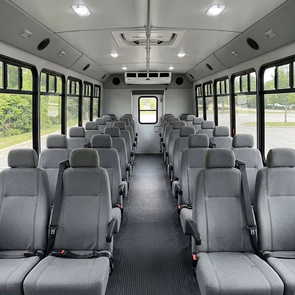 jefferson city 35 passenger minibus seating