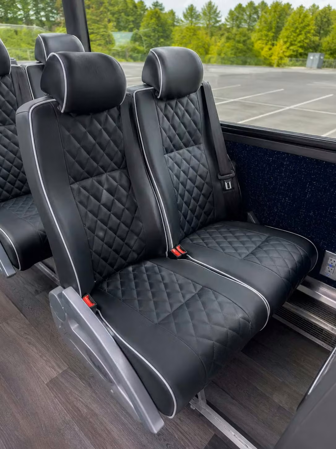 jefferson city 56 passenger charter bus reclining seats