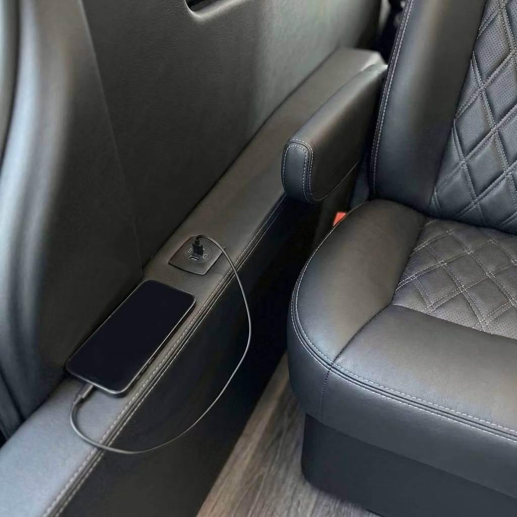 jefferson city sprinter van rental with driver usb charging