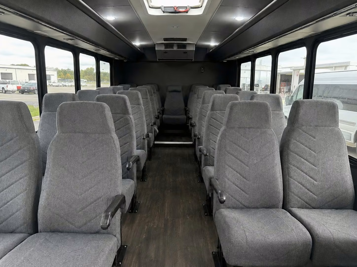 15 passenger minibus interior