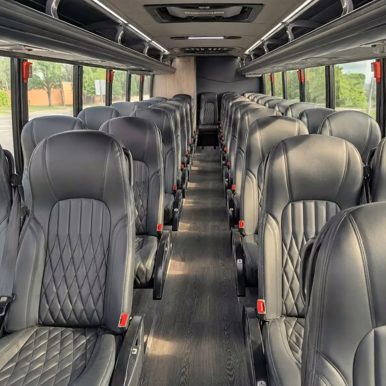 30 passenger minibus interior