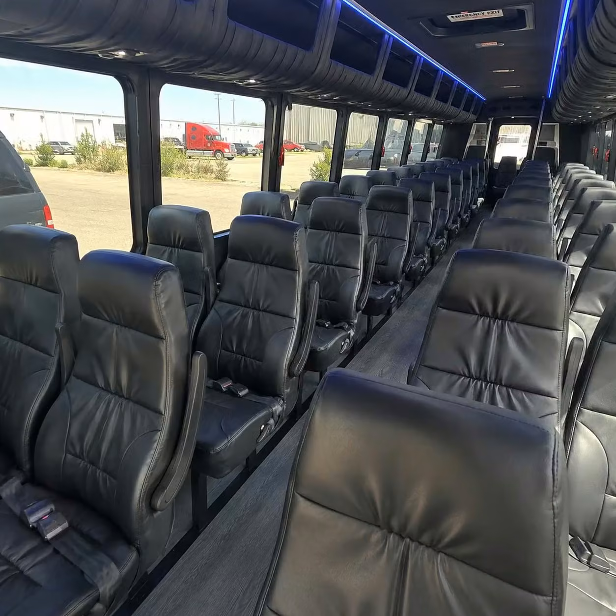 35 passenger minibus inside