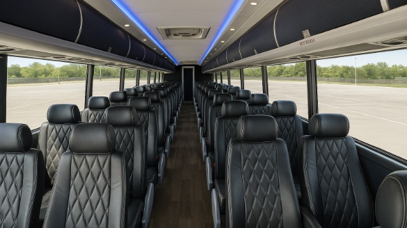jefferson city 54 passenger charter bus interior