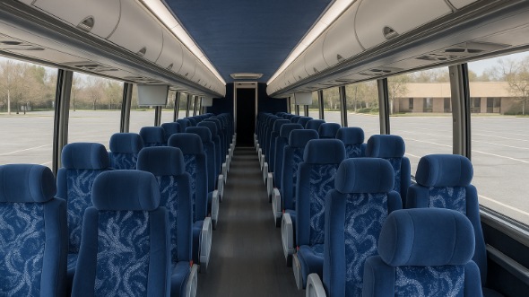 jefferson city 55 passenger charter bus inside